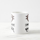 Mug Amour du coeur I de clef basse jouant ma mandoline (Centre)