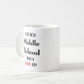 Mug amour du collège (Devant gauche)