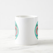 Mug Amour du Flamant rose (Saint-Valentin tropical) (Centre)