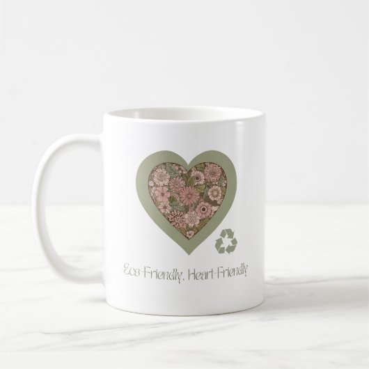 Mug Amour Éco et Coeur (Gauche)