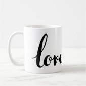 Mug amour écriture cursive (Gauche)