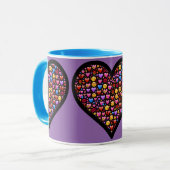 Mug Amour Emoji Customisé (Devant gauche)