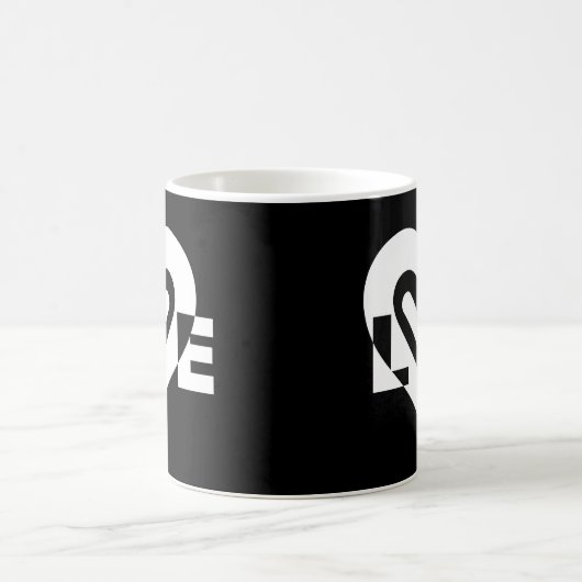 Mug Amour en blanc (Centre)