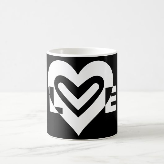 Mug Amour en blanc (Centre)