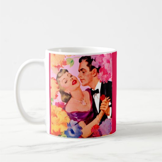 Mug amour en fleurs (Gauche)