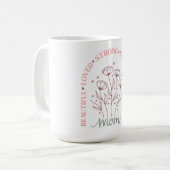 Mug Amour en fleurs pour maman (Devant gauche)