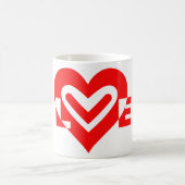 Mug Amour en rouge (Centre)