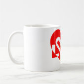 Mug Amour en rouge (Gauche)