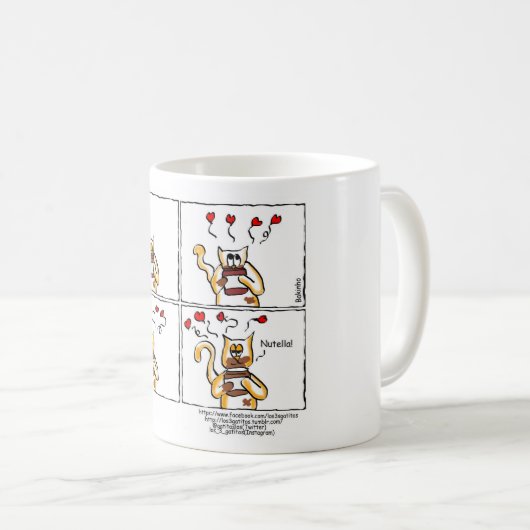 Mug Amour est Nutella (Devant droit)