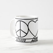 Mug Amour et alligators de paix (Devant gauche)