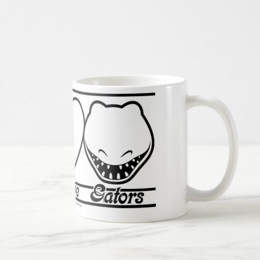 Mug Amour et alligators de paix (Droite)