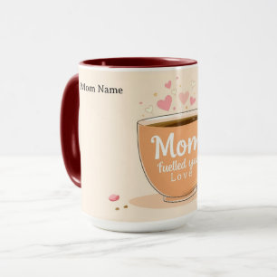Mug Amour et Café pour Maman   Cadeau Élégant