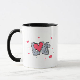 Mug Amour et coeurs
