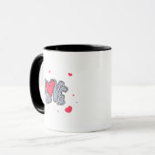 Mug Amour et coeurs (Devant gauche)