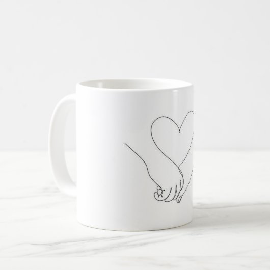 Mug Amour et connexion (Devant gauche)