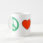 Mug Amour et économie de paix (Devant gauche)