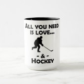 Mug Amour et hockey (Centre)