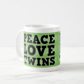 Mug Amour et jumeaux de paix (Devant gauche)