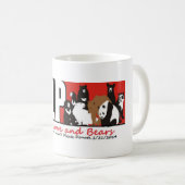 Mug amour et ours de paix (Devant droit)
