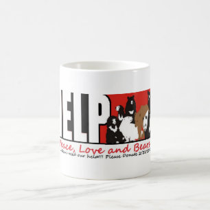 Mug amour et ours de paix