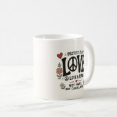 Mug Amour et paix (Devant droit)