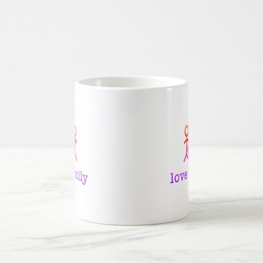 Mug Amour = Famille, (Centre)