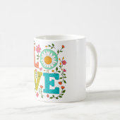 Mug Amour floral (Devant droit)