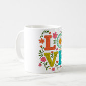 Mug Amour floral (Devant gauche)