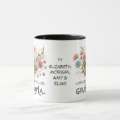 Mug Amour Floral Appelé Grand-mère (Centre)