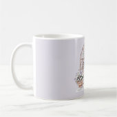 Mug Amour Floral Lavande Doré (Gauche)