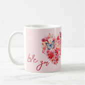 Mug Amour Fluttering | Saint Valentin (Gauche)