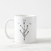 Mug Amour foi espoir en blanc (Gauche)