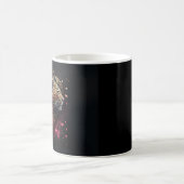 Mug Amour graffiti art cœur léopard (Centre)