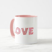 Mug Amour Heureuse Sainte-Valentin (Devant gauche)