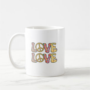 Mug Amour hippie rétro
