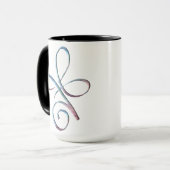 Mug Amour inconditionnel de gradient (Devant gauche)
