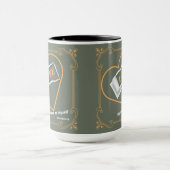 Mug Amour Inspirationnel Écriture Chrétienne Deux Tons (Centre)