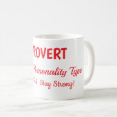 Mug Amour Introverti (Devant droit)