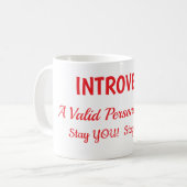Mug Amour Introverti (Devant gauche)
