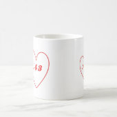 Mug Amour, je t'aime (Centre)
