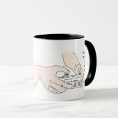 Mug Amour JEUX tellement je me divertit Citation (Devant droit)
