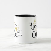 Mug Amour, joie et café | Les amateurs de café Joyous  (Centre)