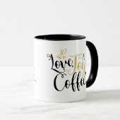 Mug Amour, joie et café | Les amateurs de café Joyous  (Devant droit)
