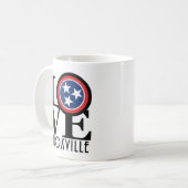 Mug AMOUR Knoxville TN 11oz (Devant gauche)