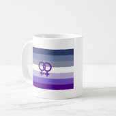 Mug Amour Lesbien Butch Fierté WLW (Devant gauche)