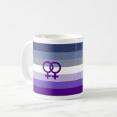 Mug Amour Lesbien Butch Fierté WLW (Devant gauche)