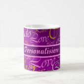 Mug Amour,liebe,kara,cher,käre,querido,texte,rose,fest (Centre)