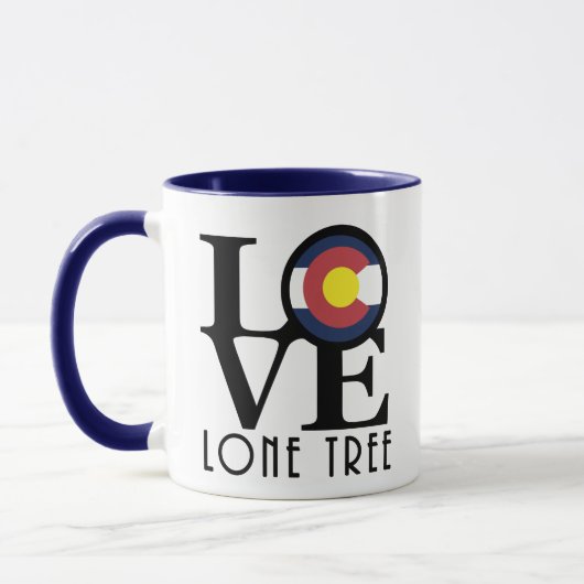 Mug AMOUR Lone Tree Colorado (Gauche)