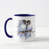 Mug Amour Lovebirds tellement de citations amusantes d (Gauche)