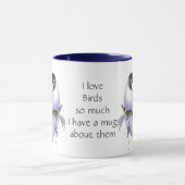 Mug Amour Lovebirds tellement de citations amusantes d (Centre)